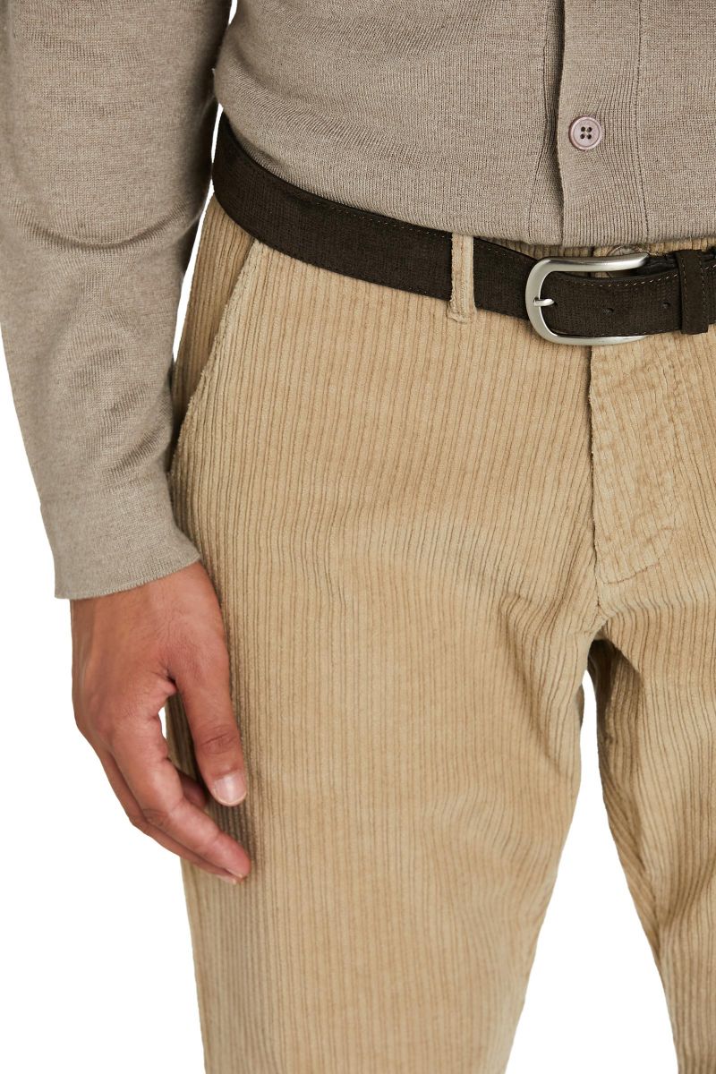 Cintura Uomo in vero Camoscio Stampato