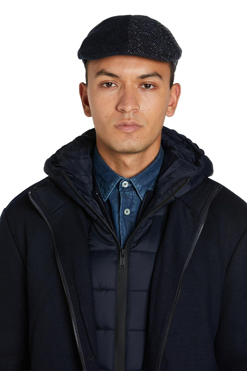 Coppola Uomo Blu in Patchwork