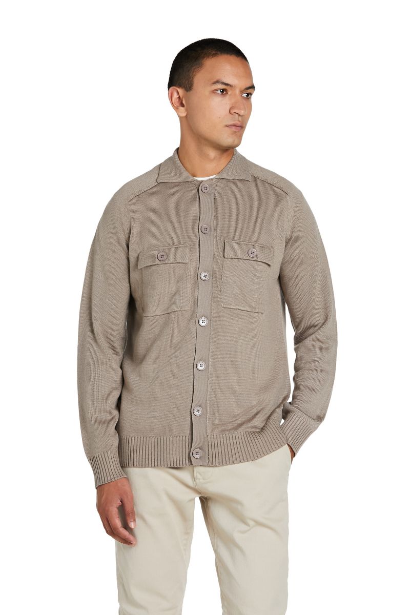 Maglione Modello Polo con Tasconi