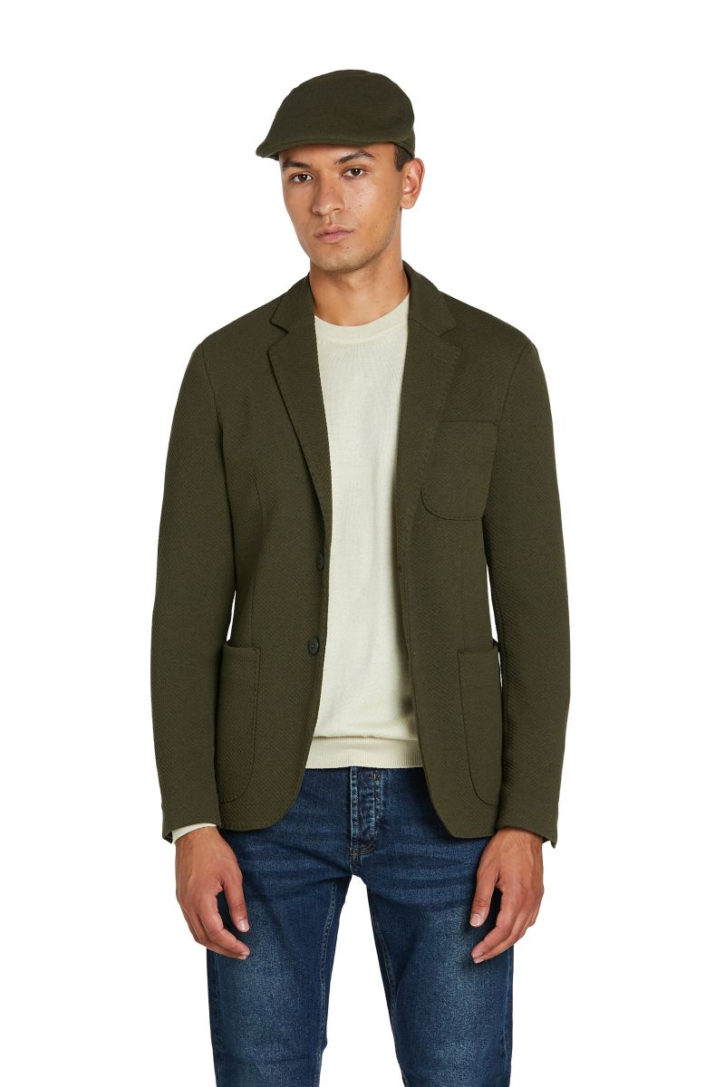 Giacca Tessuto Bergonzi con Taschino