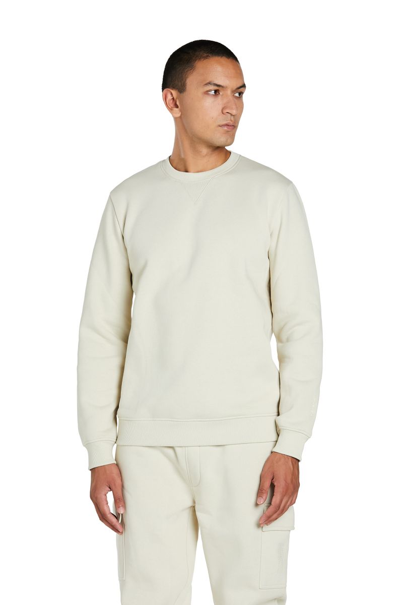 Felpa Girocollo con polsi elasticizzati