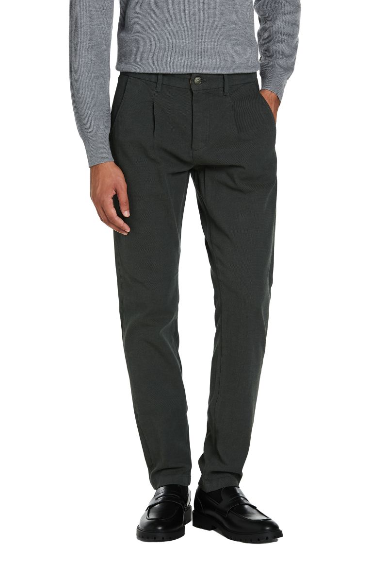 Pantaloni Chino con Pences