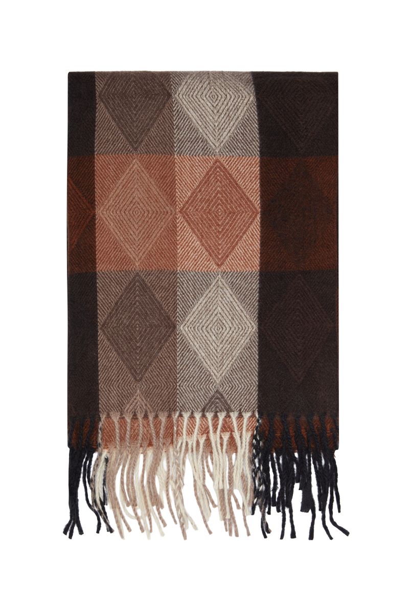 Sciarpa Uomo con Rombi