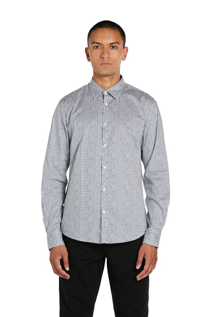 Camicia con Stampa Collo Italiano