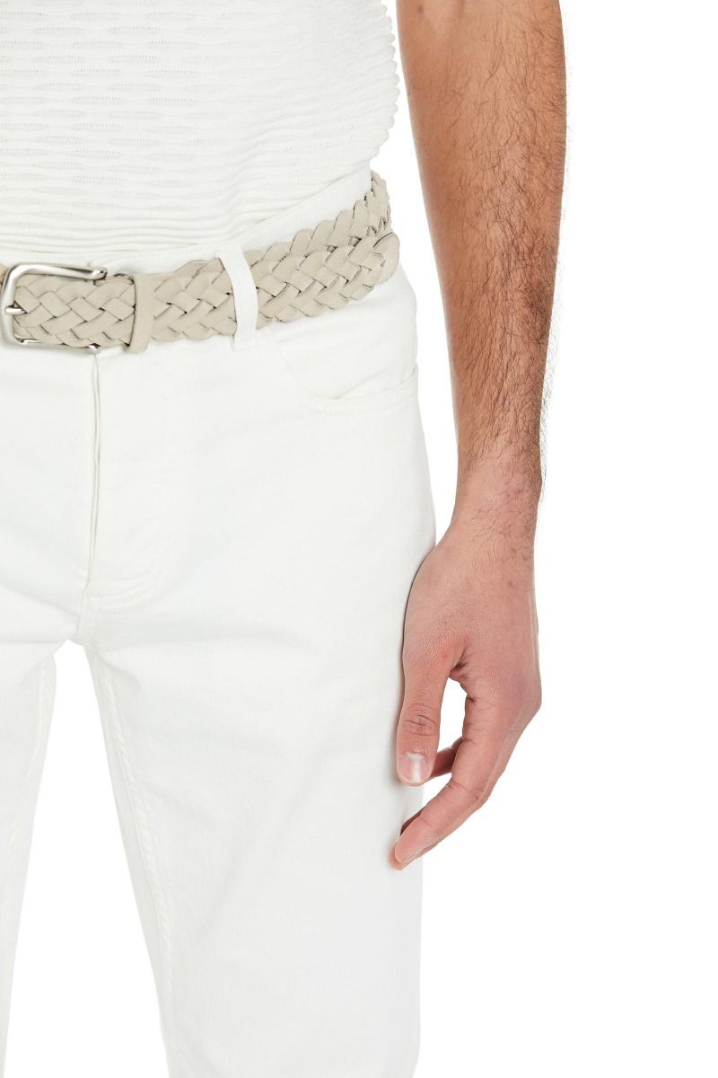 Cintura Uomo in Camoscio Intrecciato