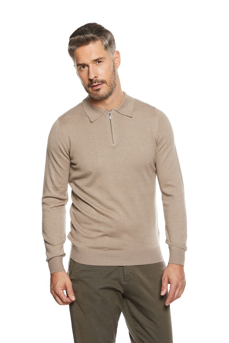 Polo da Uomo Mezza Zip