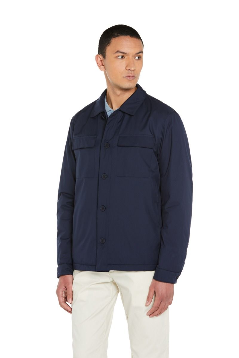 Giacca Camicia Uomo con Tasche sul Petto