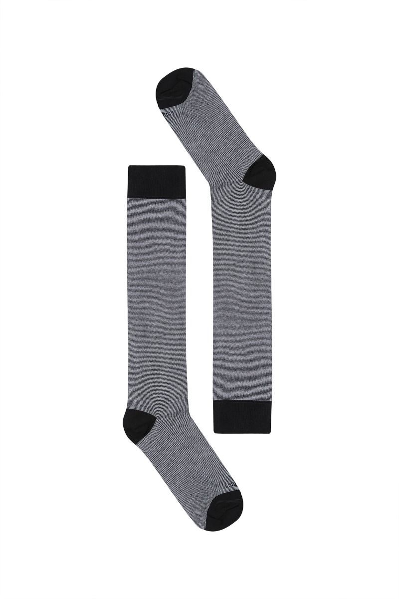 Calzini uomo al ginocchio con sfumature