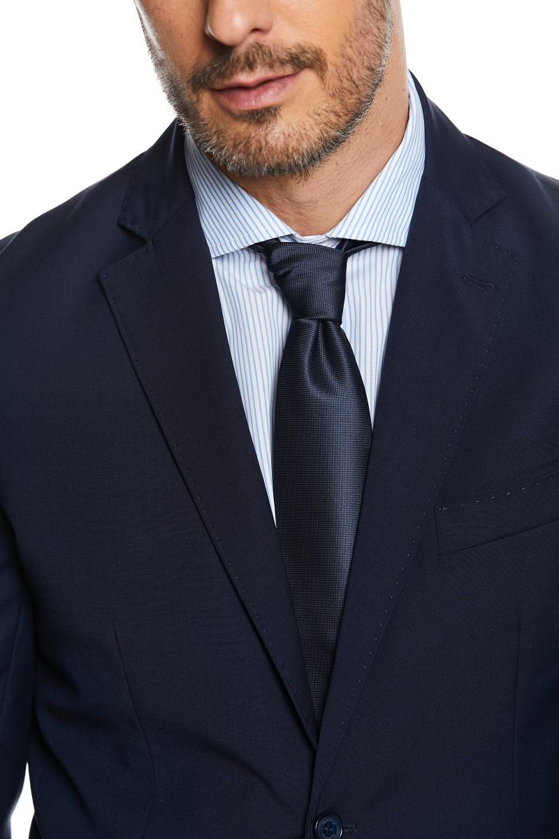 Cravatta Classica Blu Uomo