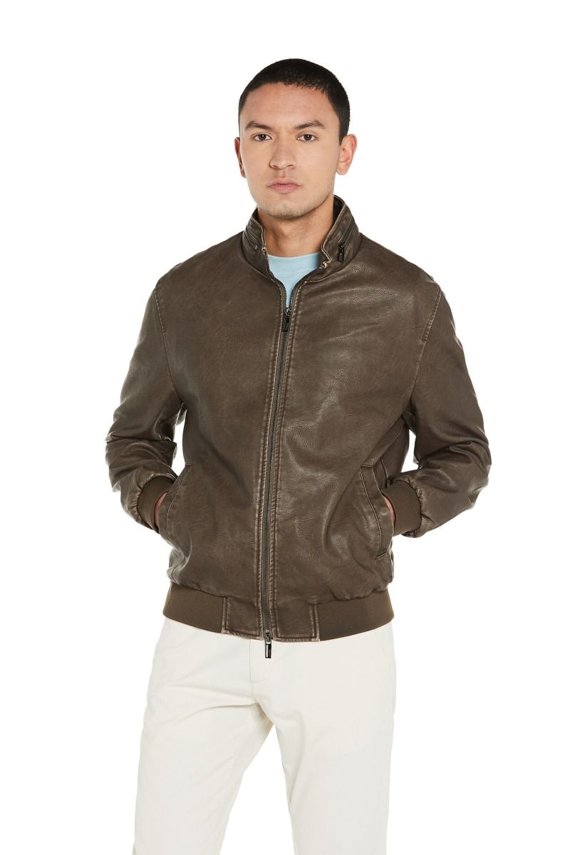 Bomber in Ecopelle da Uomo