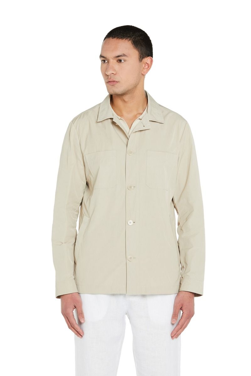 Giacca Uomo Impermeabile con Collo Camicia