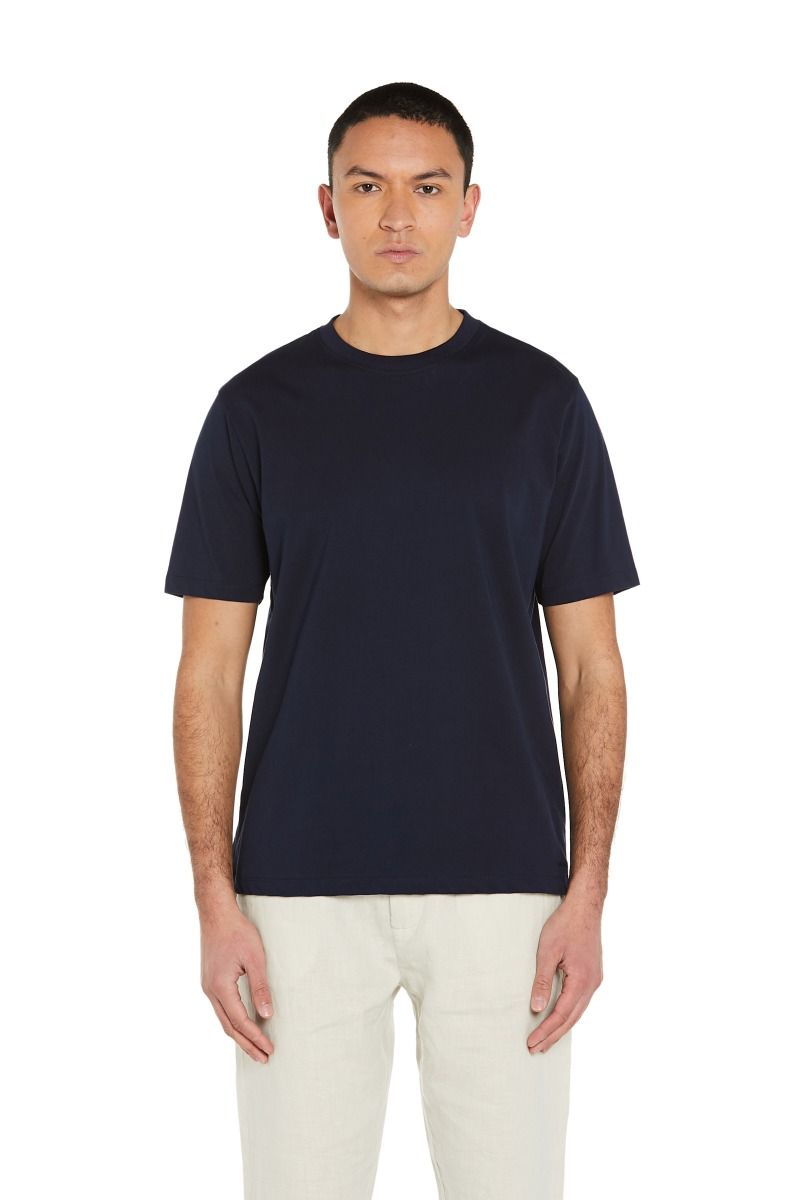 T-shirt a Manica Corta con Design Basic