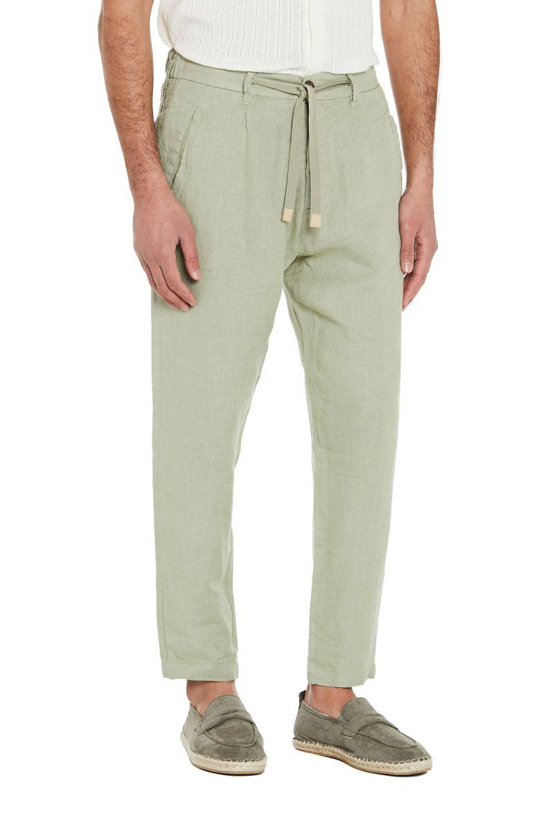 Pantalaccio in Lino con Laccetto Regolabile