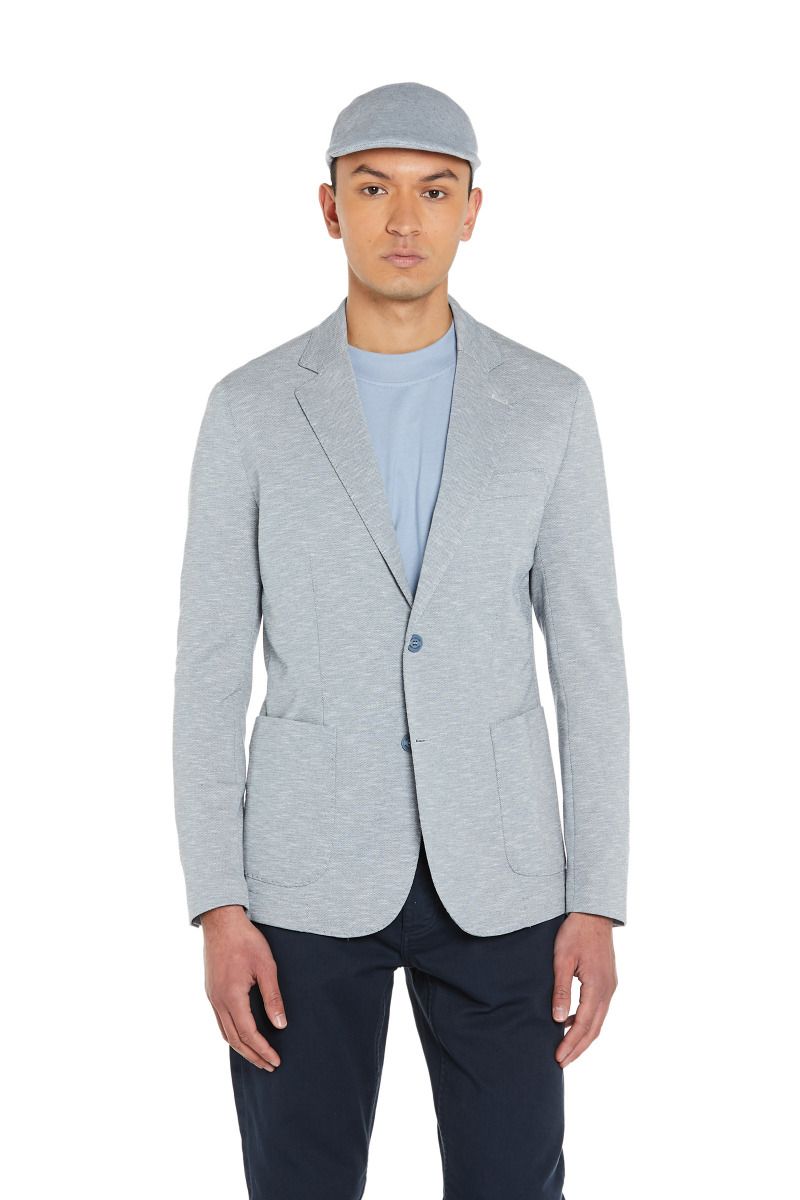 Giacca Uomo con Trama Melange